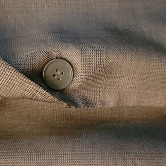 EUC Vintage CARLOORESTES Brown Light Plaid Patterned Suit Made in Slovak… - Picture 6 of 17